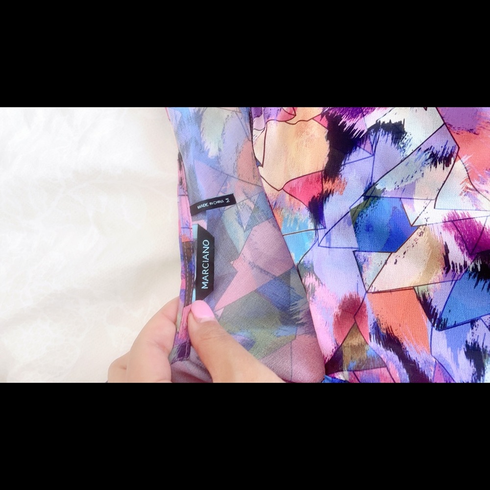 Colorful Sheer Top - Picture 3 of 3